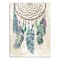 Blue Feather Dreamcatcher 12" x 16" Canvas Wall Art